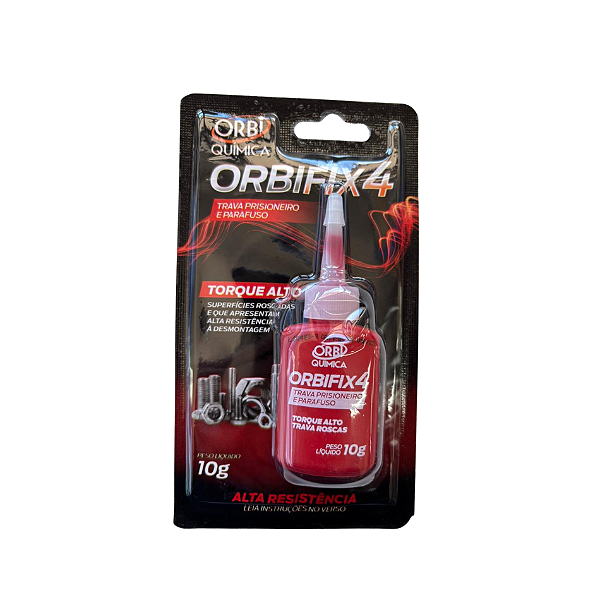 Trava Rosca Líquida Vermelha 10g