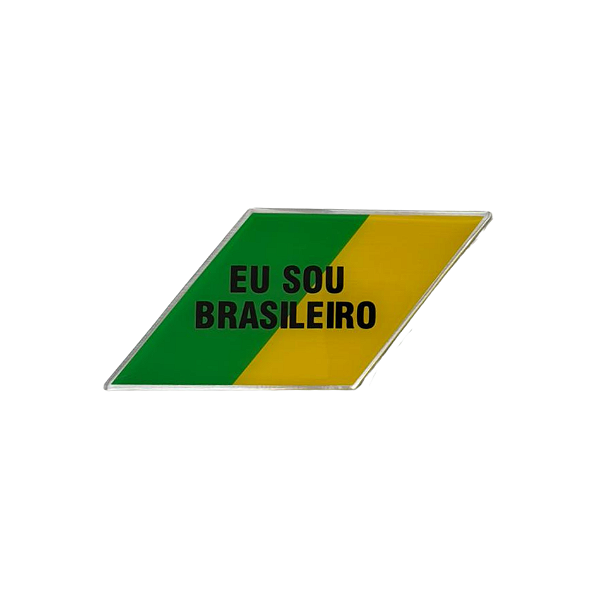 Adesivo Resinado “Eu Sou Brasileiro” Lado Direito Noma 16,8 x 8 cm – CA-0600