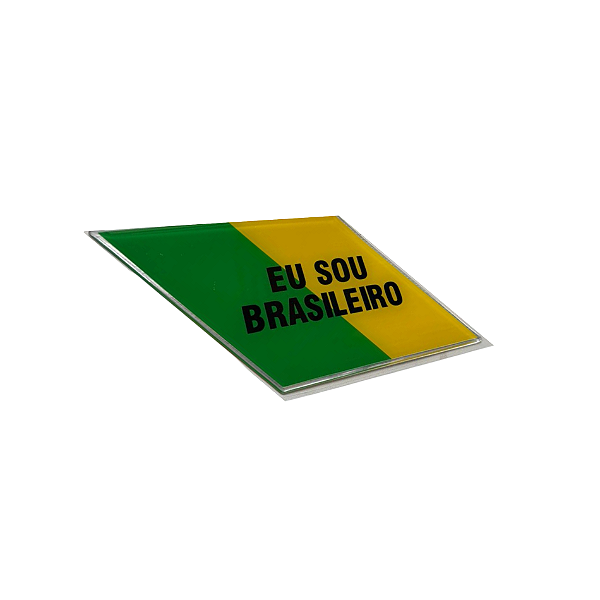 Adesivo Resinada Eu Sou Brasileiro LE – NOMA 16,8 x 8 cm – CA-0601
