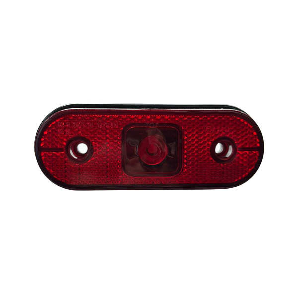 Lanterna Lateral Unipoint LED 12/24V Vermelha com 0,30m e Suporte – 1615600