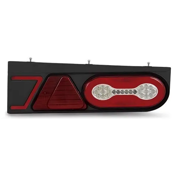Lanterna Traseira Phantom LED 24V com Suporte PL27003367 Lado Direito