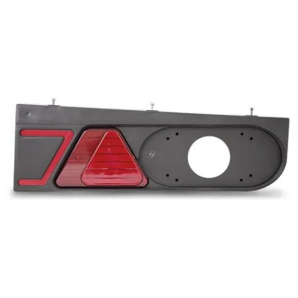 Caixa com Triângulo para Suporte Traseiro Phantom LED LD Preta – PL2700.65.17