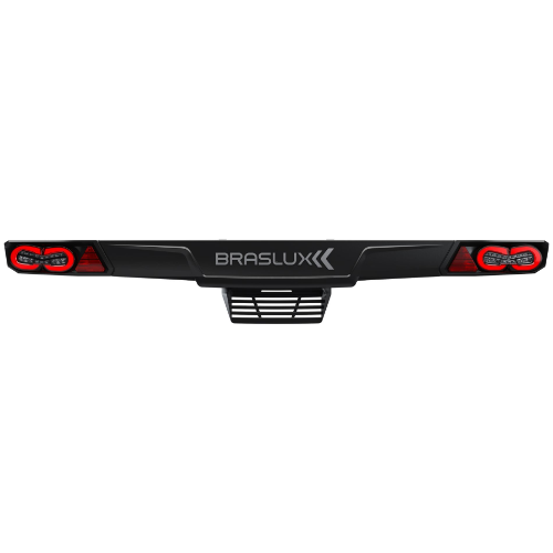 CJ CARENAGEM TRASEIRA WINGS C/ LANT GEMINI SUP/ PLACA 12/24V