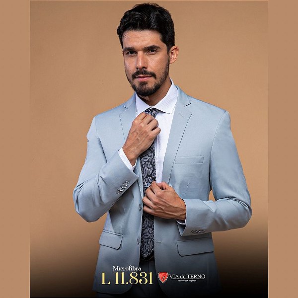 Terno/Costume Microfibra - Cinza