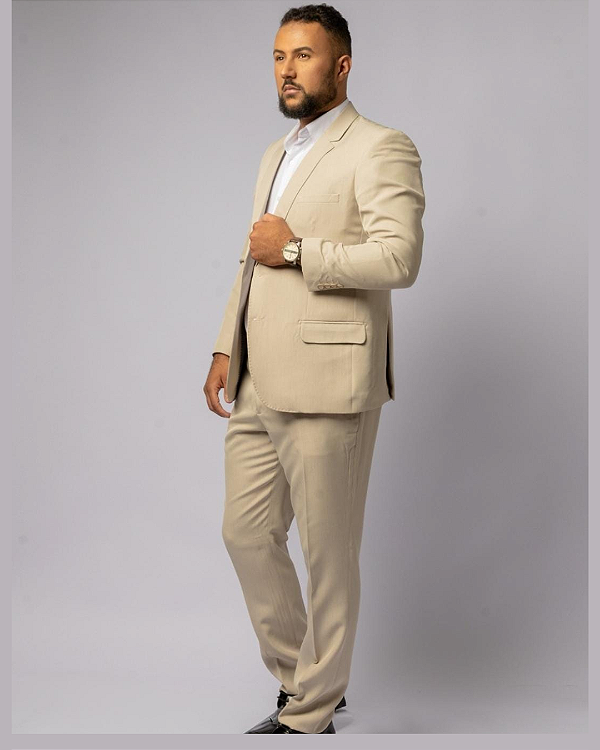 Terno/Costume Microfibra - Bege