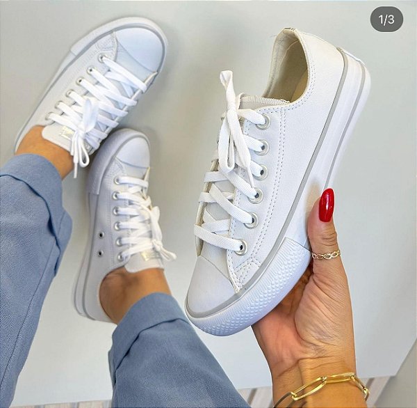 ALL Star branco com cinza
