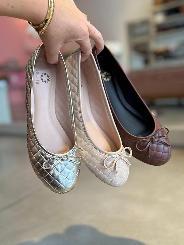 Sapatilha bico redondo