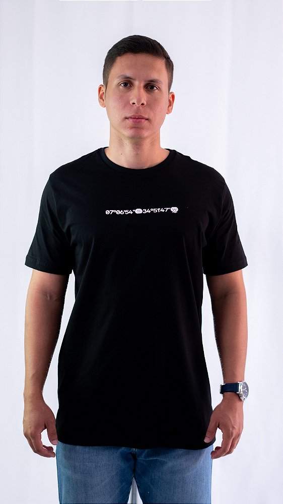 Camiseta Algodão Ponto de Partida Preta