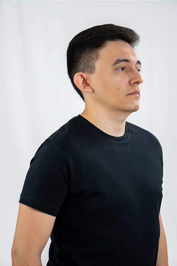 Camiseta Suedine Confort Preta