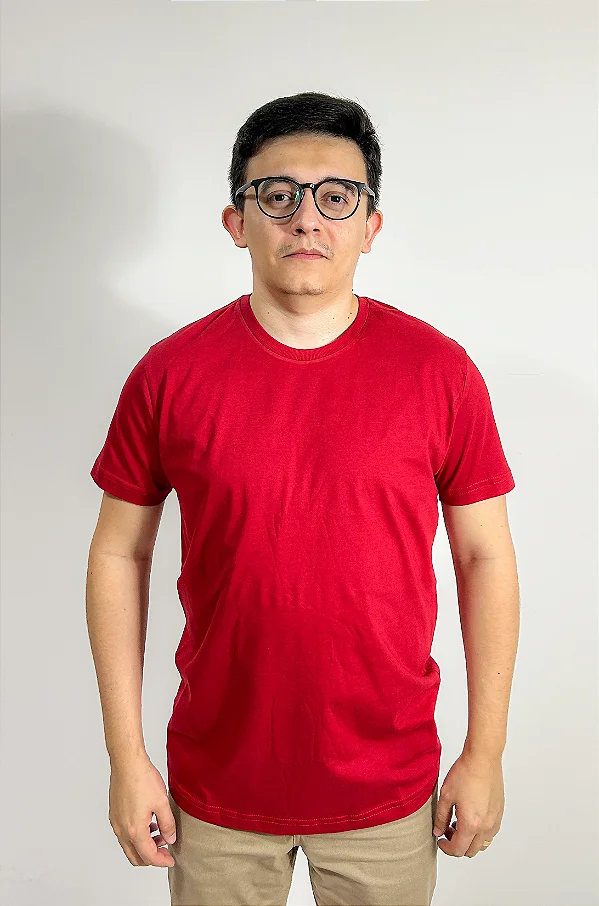 Camiseta Algodão Magun - Vermelha