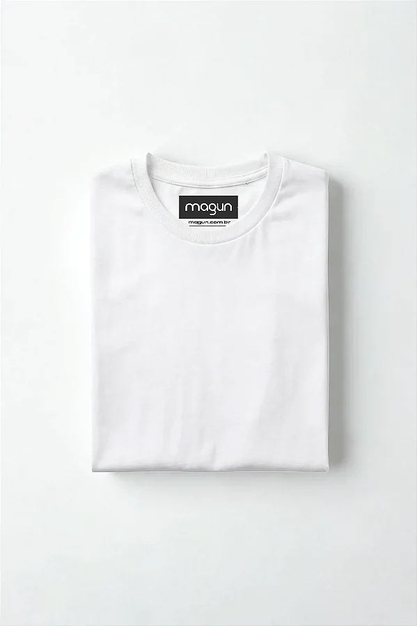 Camiseta Algodão Básica Toque Macio - Branca
