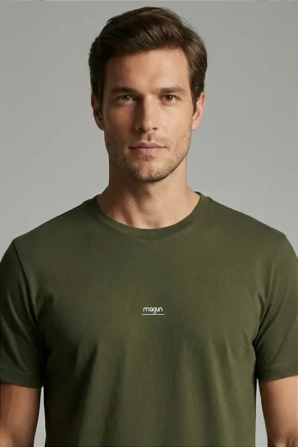 Camiseta Magun Toque Macio 100% Algodão verde