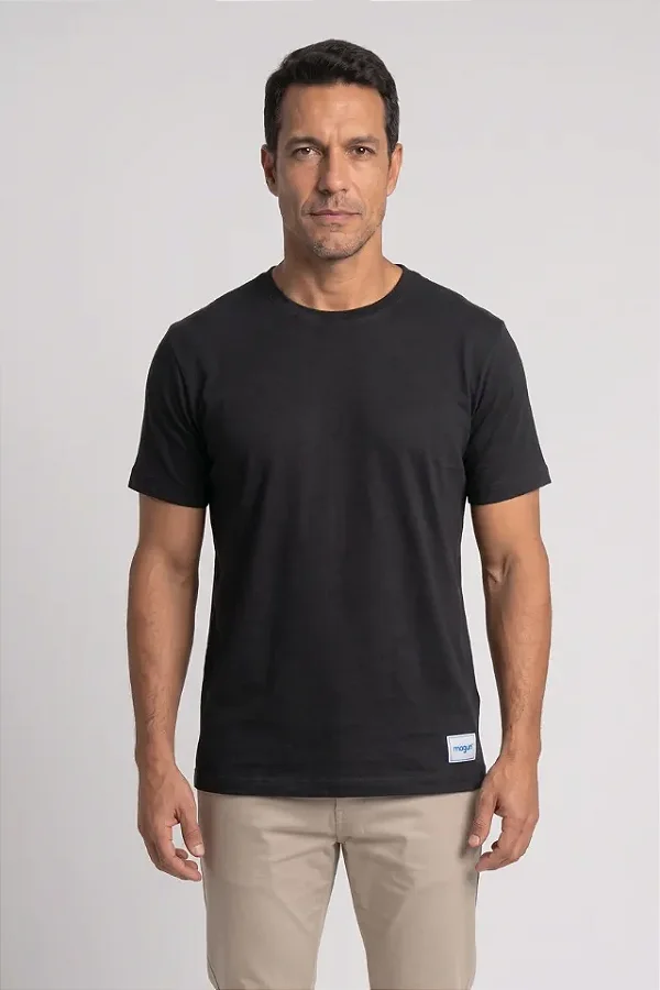 Camiseta Magun Confort Algodão Macio Preta