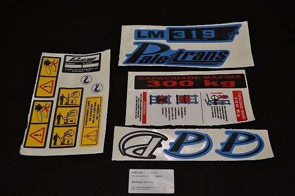 KIT ADESIVOS LM 319T - TAMBOR