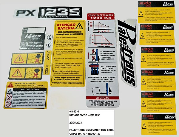 KIT  ADESIVOS - PX 1235