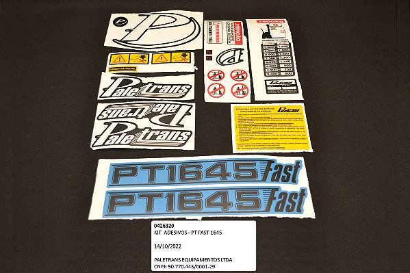 KIT  ADESIVOS - PT FAST 1645