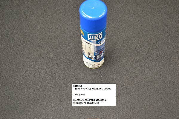 TINTA SPRAY AZUL PALETRANS - 300ML