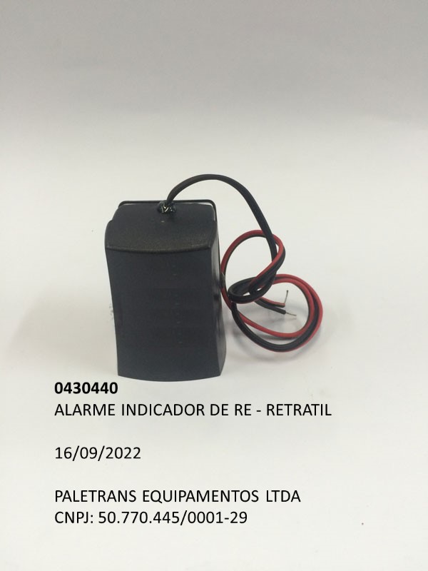ALARME INDICADOR DE RE - RETRATIL