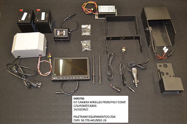KIT CAMERA WIRELLES PR20I/PR17 COMP. C/SUP/BAT/CABOS