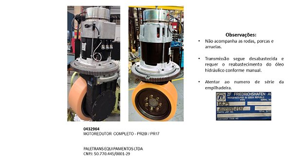 MOTOREDUTOR COMPLETO - PR20I / PR17