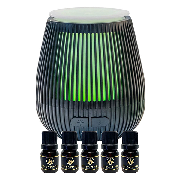 Kit Aromatizador elétrico sem filtro - Modelo B + Essências