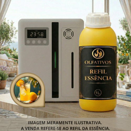 Essência Refil para Aromatizador Elétrico Profissional - Alecrim & Limão Siciliano