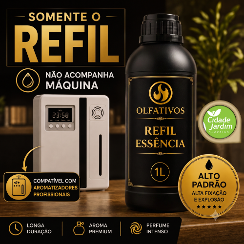 Essência Refil para Aromatizador Elétrico Profissional - Referencia Cidade Jardim