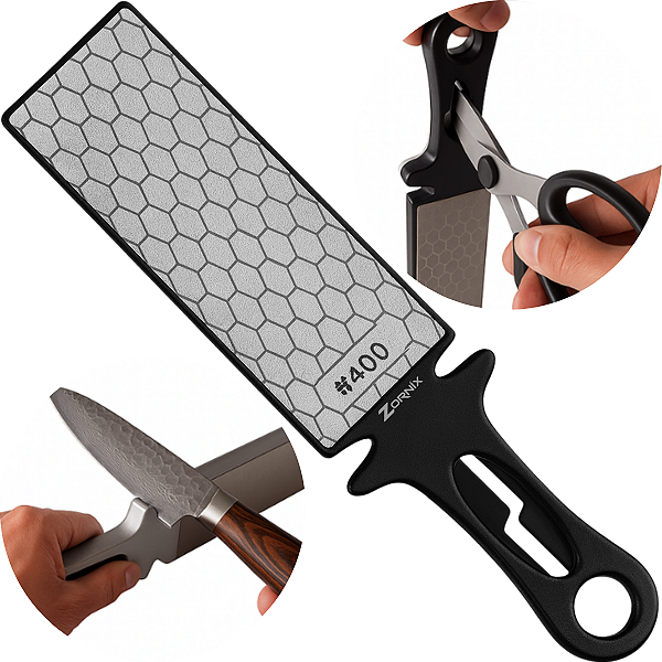 Amolador De Diamante Afiador De Facas Tesouras Profissional