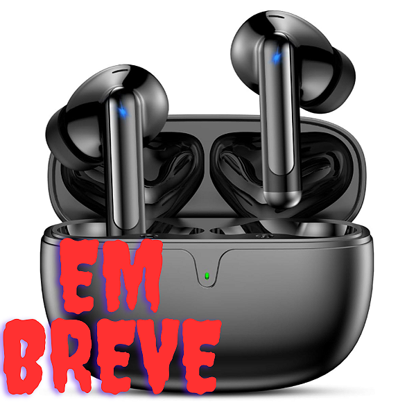 Fones de Ouvido Bluetooth 5.3 Fones de Ouvido Sem Fio 42 Horas de Reprodução Fones de Ouvido Esportivos com IPX5 à Prova d'Água Fones de Ouvido de Graves Profundos para iOS Android, Preto