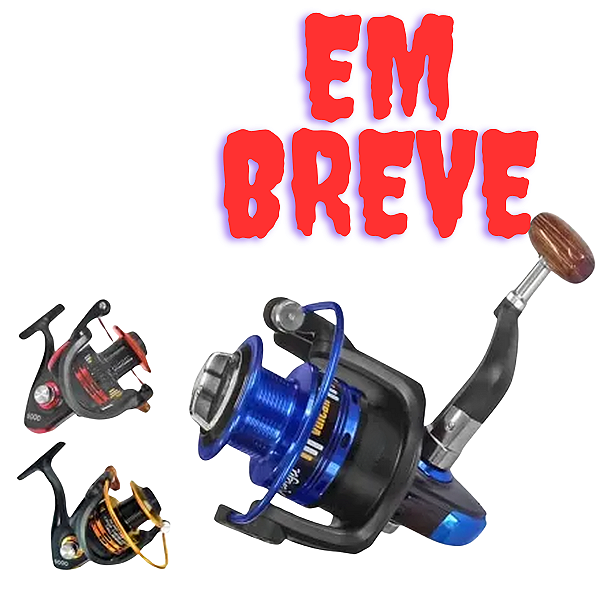 Molinete carretel aluminio 6000 3BB