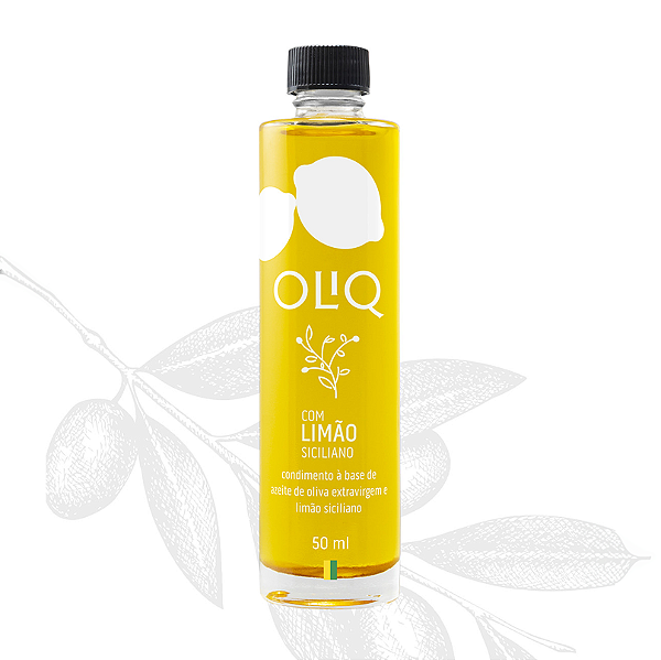 Azeite de Oliva com Limão Siciliano Oliq 50ml
