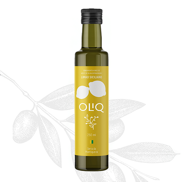 Azeite de Oliva com Limão Siciliano Oliq 250ml