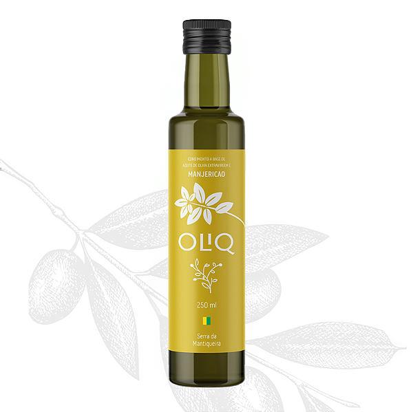 Azeite de Oliva com Manjericão Oliq 250ml