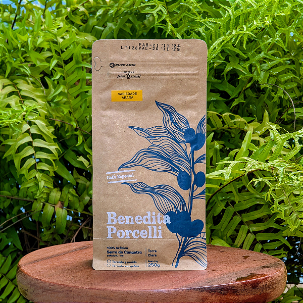 Café Especial Benedita Porcelli Arara Grãos 250g