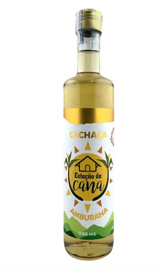 Cachaça Amburana 500 ml Estação da Cana