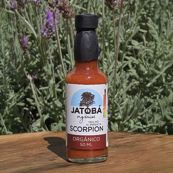 Molho de Pimenta Trinidad Scorpion Orgânica Jatobá 50ml