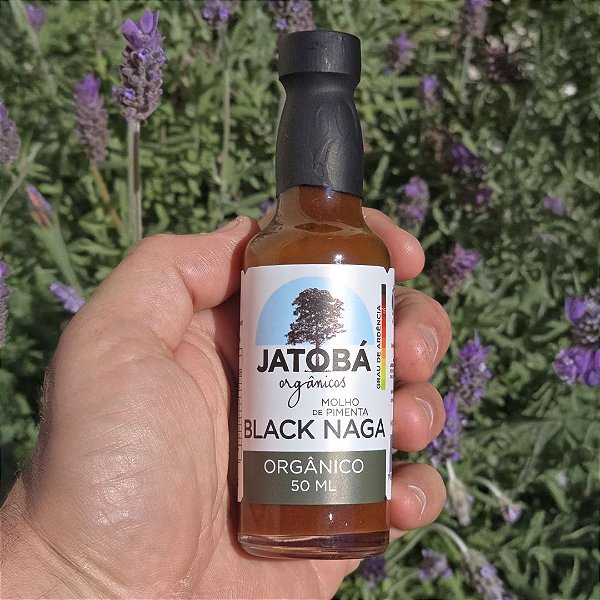 Molho Pimenta Black Naga Orgânica Jatobá 50ml