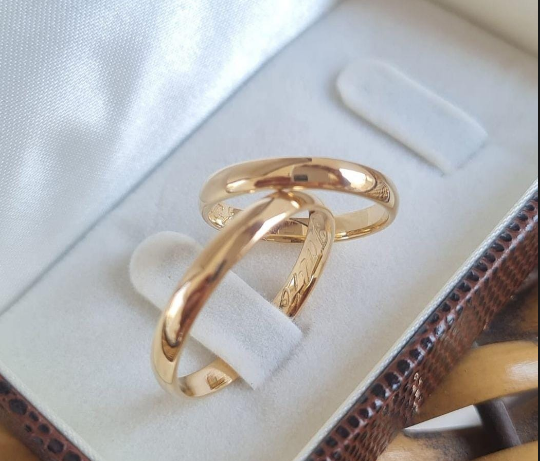 PAR DE ALIANÇAS AURORA 3MM