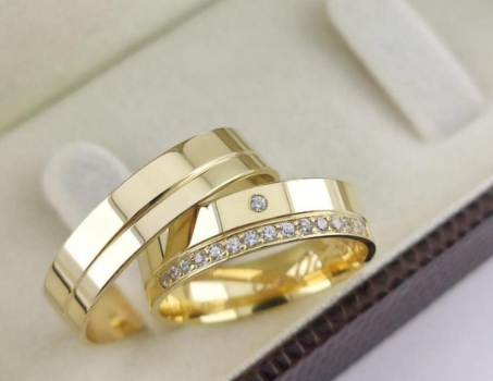 PAR DE ALIANÇAS AMAZONAS 5MM