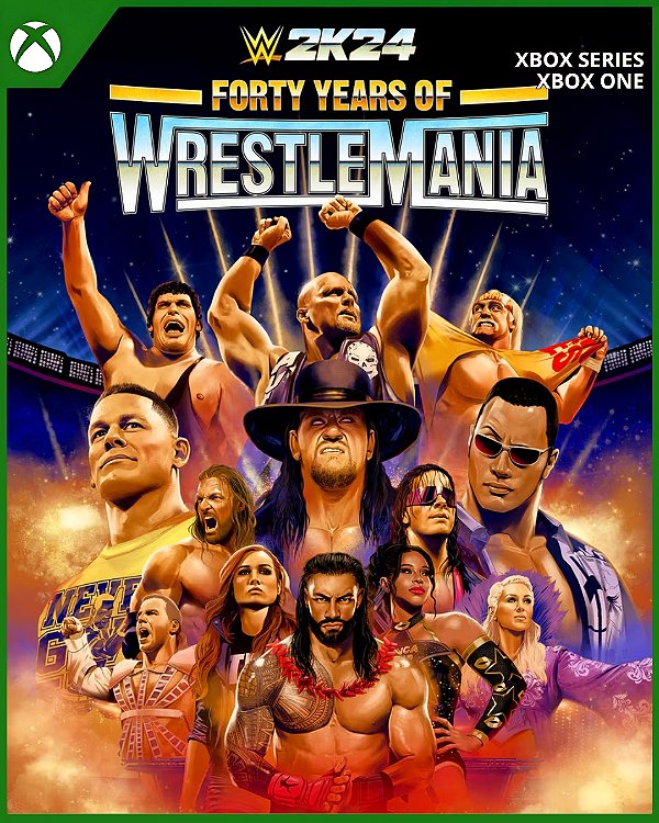 WWE 2K24 WRESTLE MANIA - XBOX SERIES | ONE