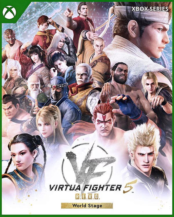 VIRTUA FIGHTER 5 R.E.V.O. ESTÁGIO MUNDIAL EDIÇÃO 30° ANIVERSÁRIO - XBOX SERIES
