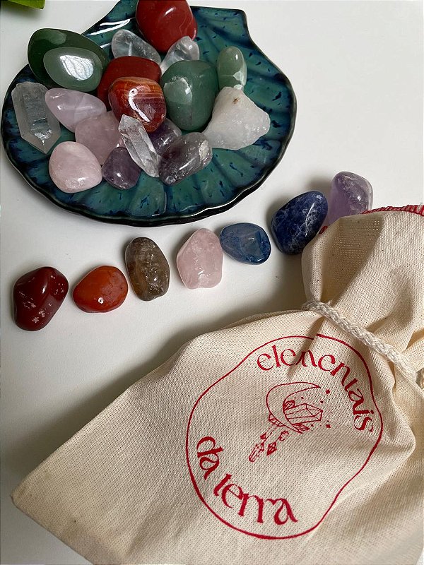 Kit pedras 7 CHAKRAS 🌈