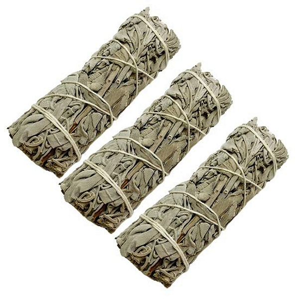 Bastão de Sálvia Branca 10cm – Purificação e Clareza Espiritu