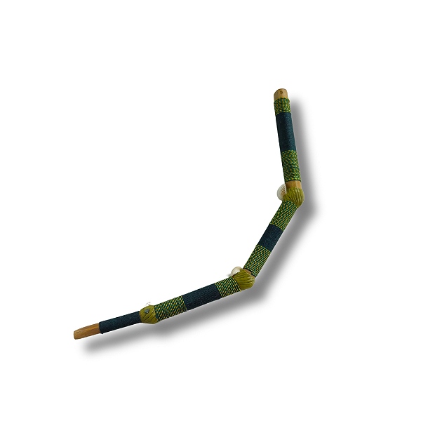 Tepi de Bambu Verde e Amarelo