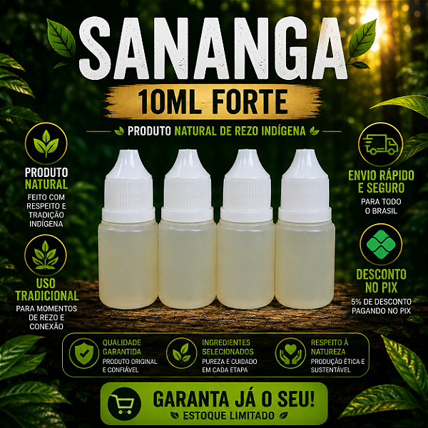Sananga 10ml - Indígena