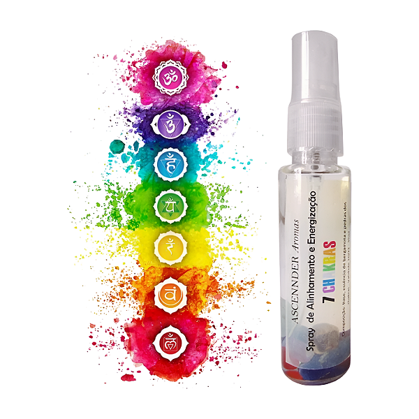 Spray Vibracional 35ml - 7 Chakras (Aroma Bergamota)