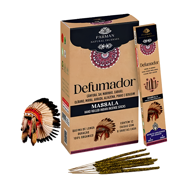 Incenso Defumador Massala Orgânico – Parman