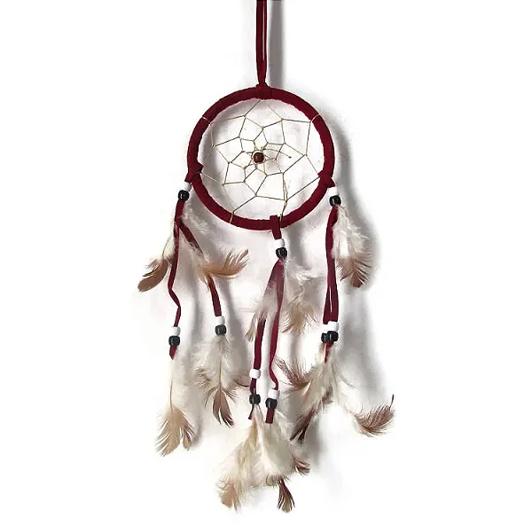 Filtro dos Sonhos Vermelho 10cm