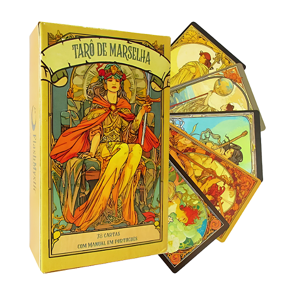 Tarô de Marselha - 78 Cartas com Manual em Português