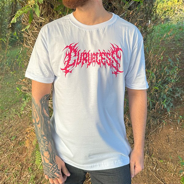 Camiseta Death Metal - Branca